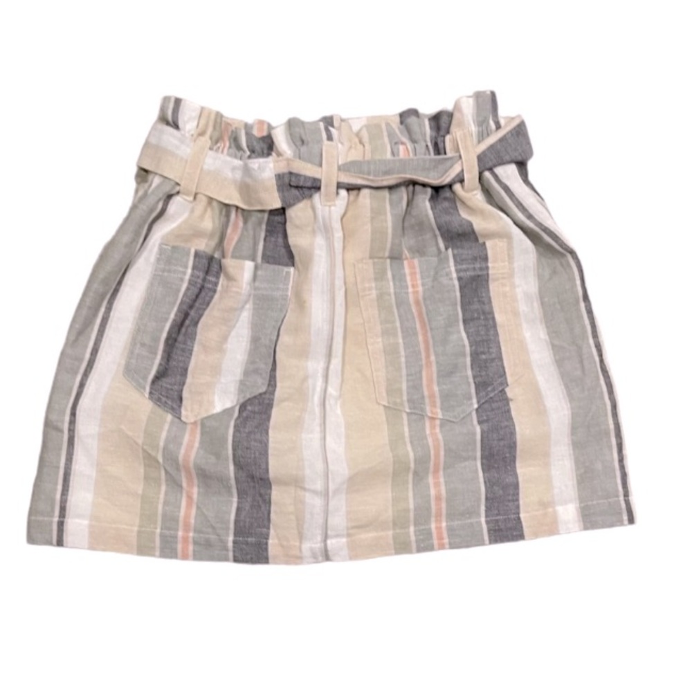 American Eagle Outfitters Paperbag Striped Skirt, Size S - Picture 2 of 4